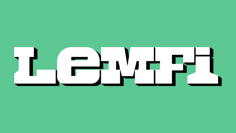 lemfi white black on green logo