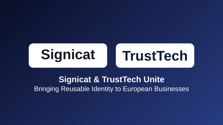 Signicat and TrustTech partnership announcement