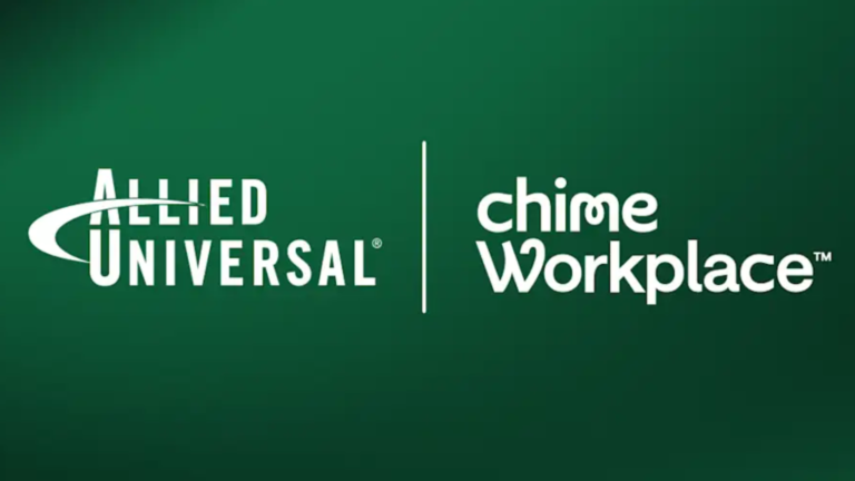 Chime and Allied Universal logos