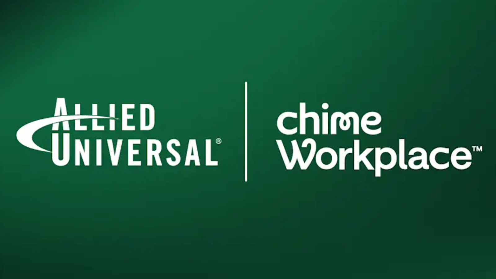Chime and Allied Universal logos