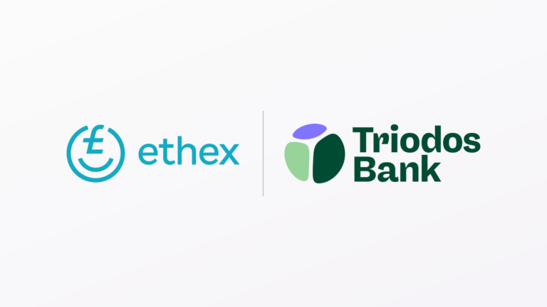 Triodos Bank and Ethex logos
